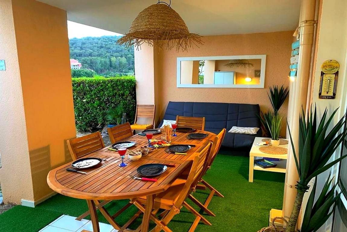 Dans Un Cadre D'Exception, Vue Mer Panoramique A Agay Cote D'Azur, Village Vacances Cap Esterel, T2 Avec Jardin, Golf, Climatisation, Wifi, 5 Piscines Saint-Raphaël Eksteriør billede